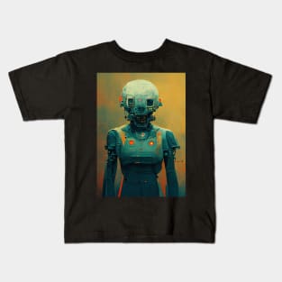 Cyborg girl Kids T-Shirt